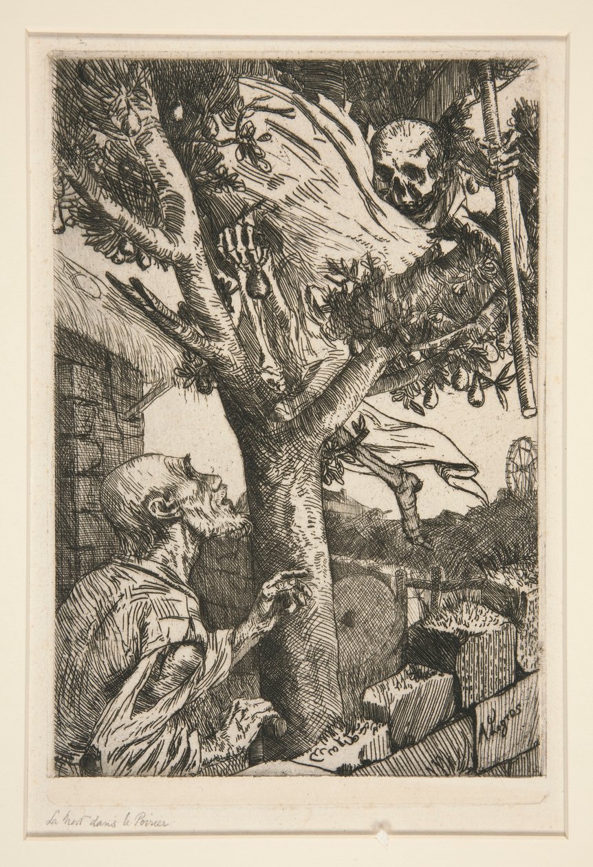 De dood in de perenboom door Alphonse Legros