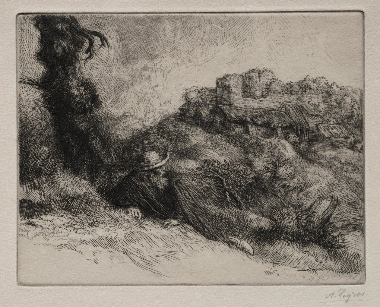 Le Châteaux des Revenants door Alphonse Legros