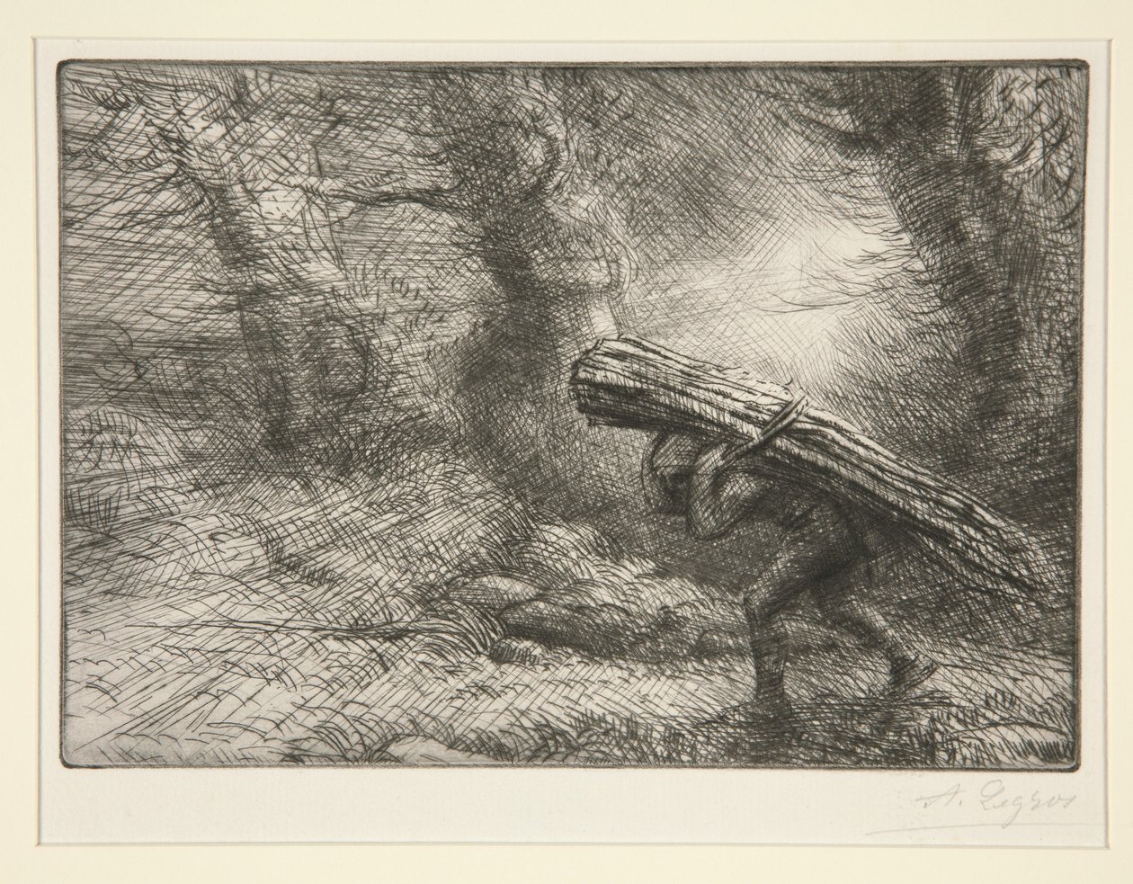De terugkeer naar het huisje door Alphonse Legros