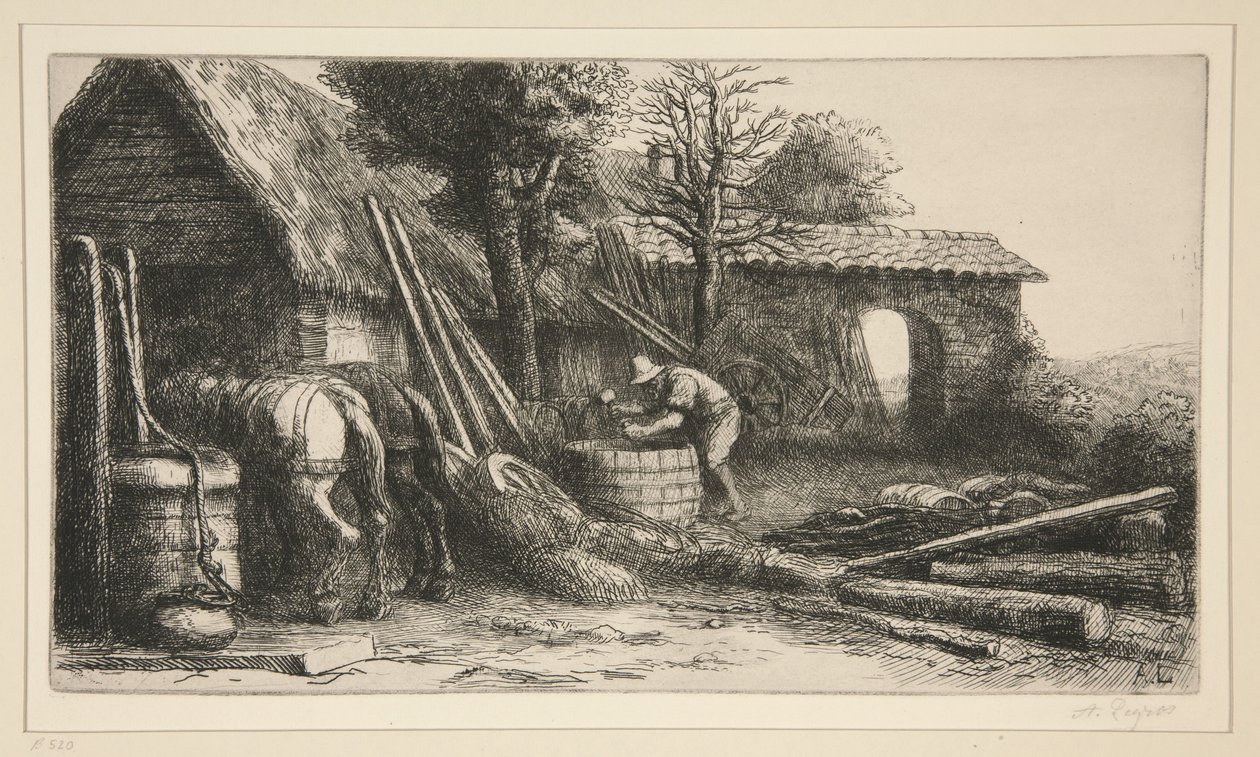 De kuiper door Alphonse Legros