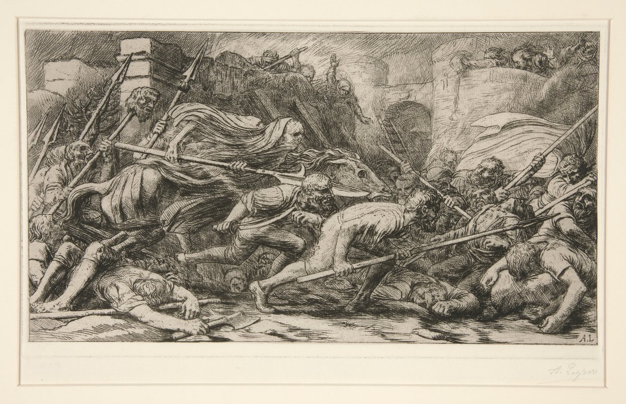 De Triomf van de Dood: Na de Strijd door Alphonse Legros