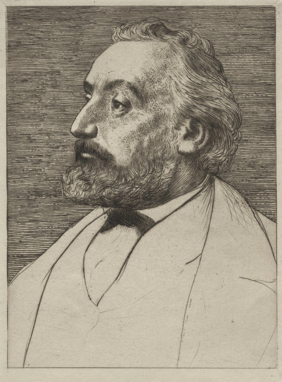 Léon Gambetta door Alphonse Legros
