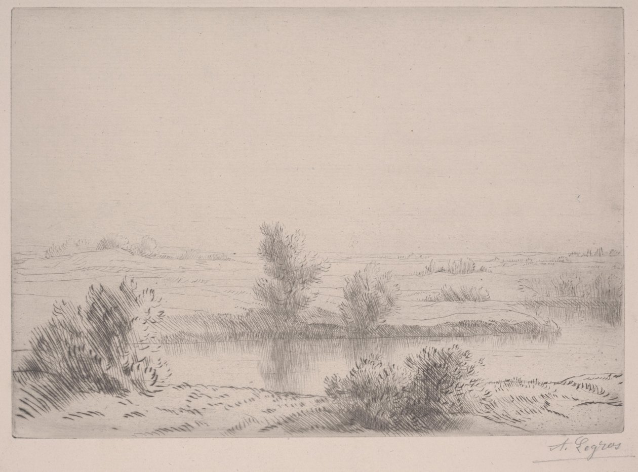 Les Marais door Alphonse Legros