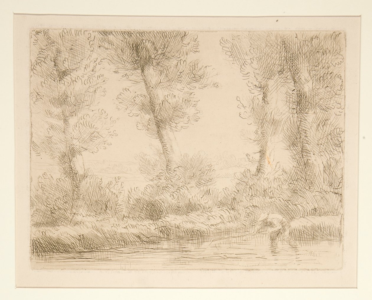 Les bords de la Liane door Alphonse Legros