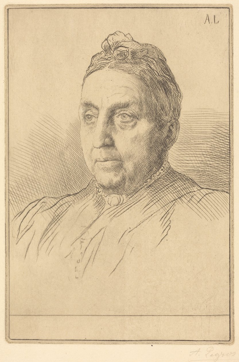 Mevrouw Kemp, vierde plaat. door Alphonse Legros