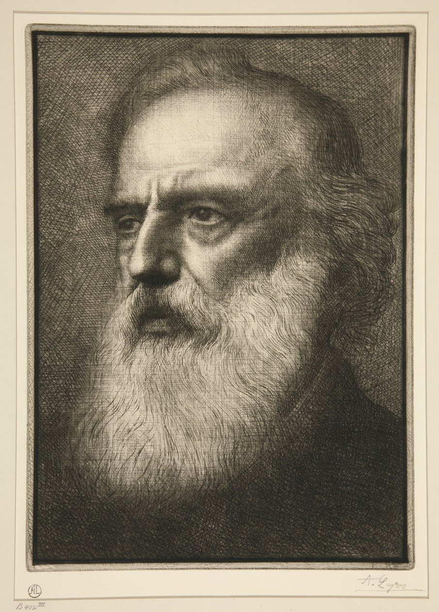 Portret van de kunstenaar (Portrait of the Artist) door Alphonse Legros