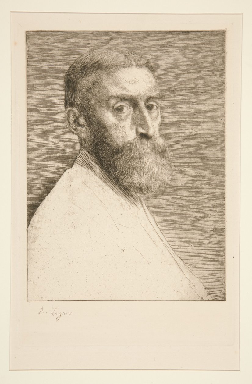 Portret van E. J. Poynter, Esq. door Alphonse Legros