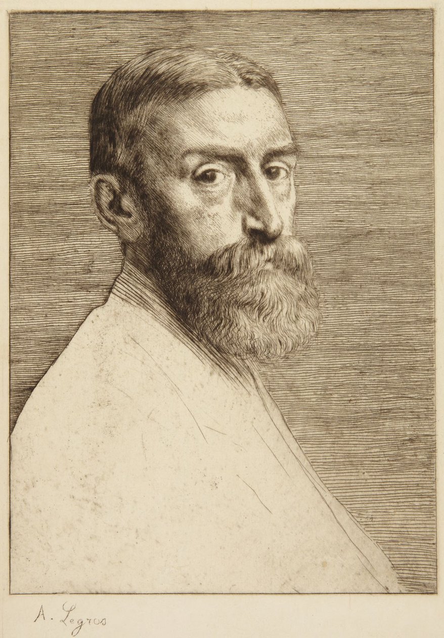 Portret van Sir Edward Poynter door Alphonse Legros