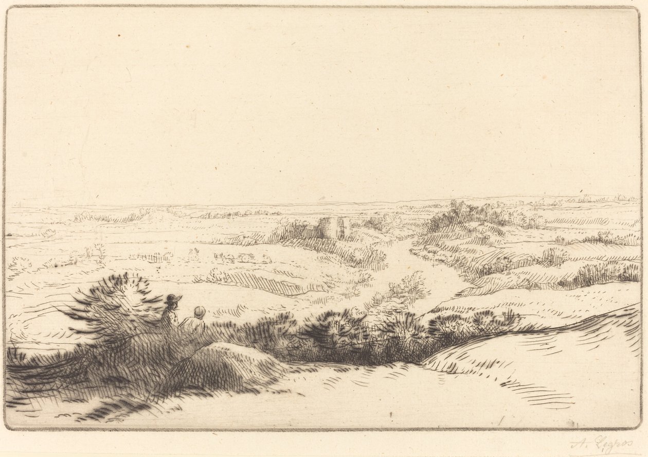 Prospect Le point de vue door Alphonse Legros