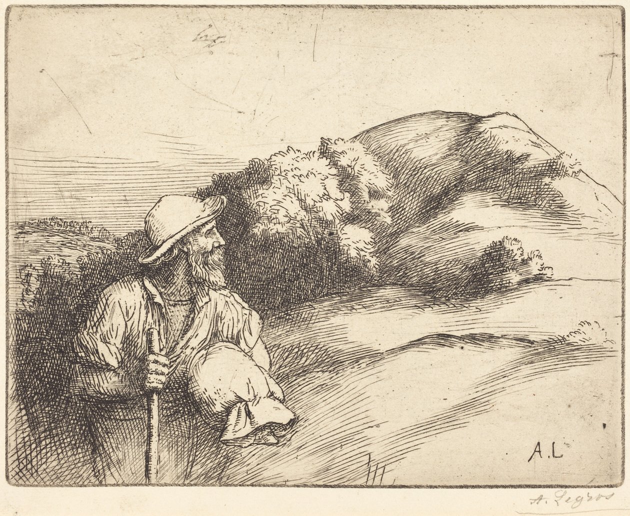 Terugkeer van de velden door Alphonse Legros