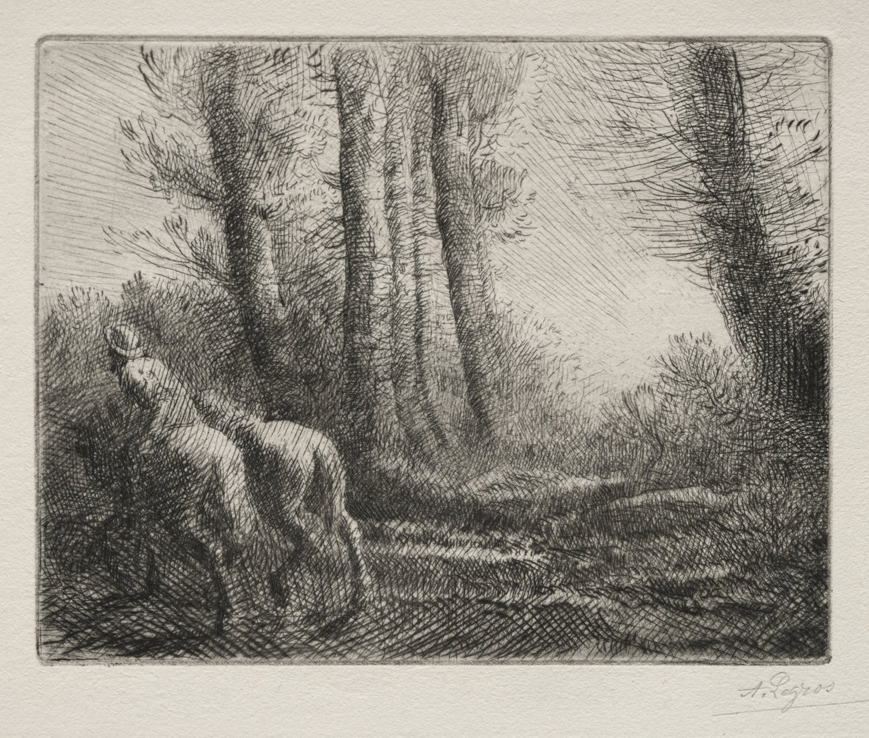 Terugkeer van het Landbewerken door Alphonse Legros