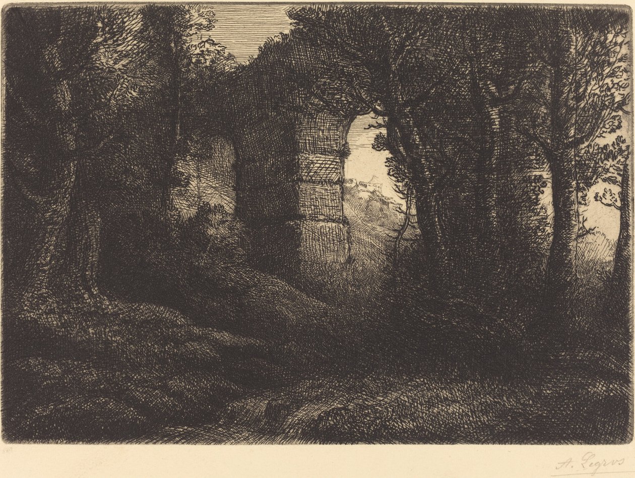 Ruïnes van een Oud Aquaduct (Ruine d