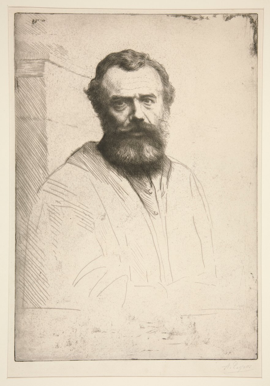 Zelfportret door Alphonse Legros