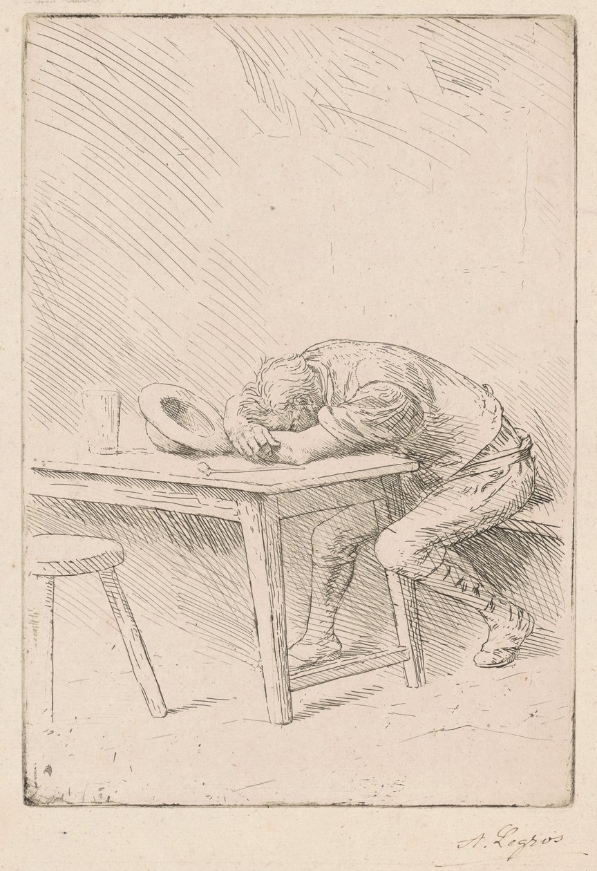 Siësta van een arbeider (Sieste d