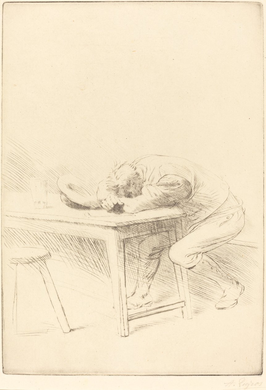 Siësta van een Arbeider Sieste d