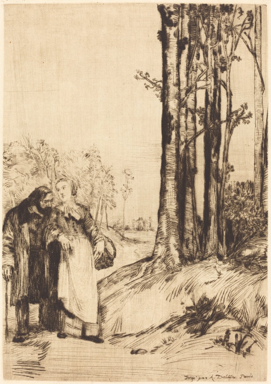 Wandeling van de Herstellende door Alphonse Legros