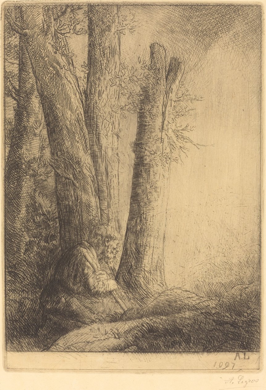 Studie voor de verloren zoon door Alphonse Legros