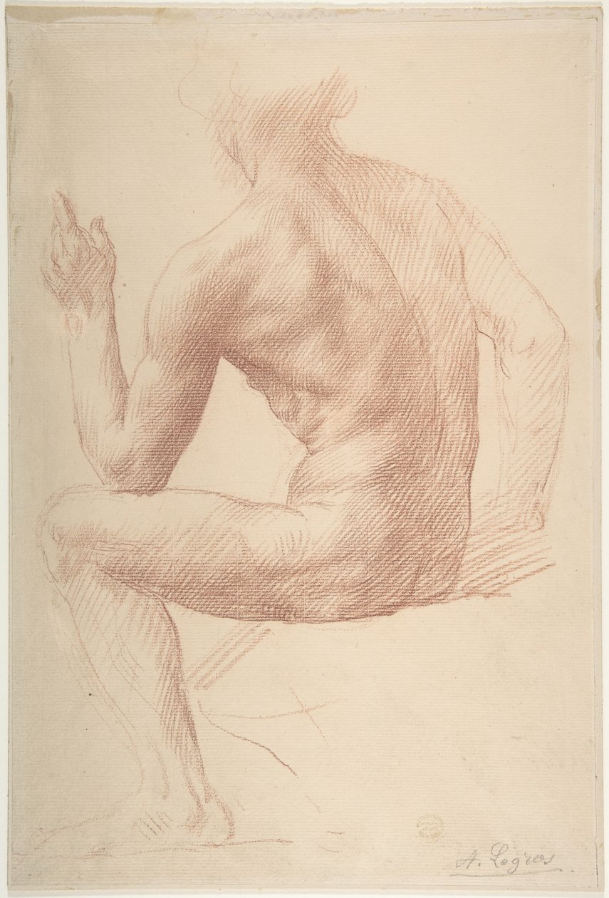 Figuurstudie door Alphonse Legros
