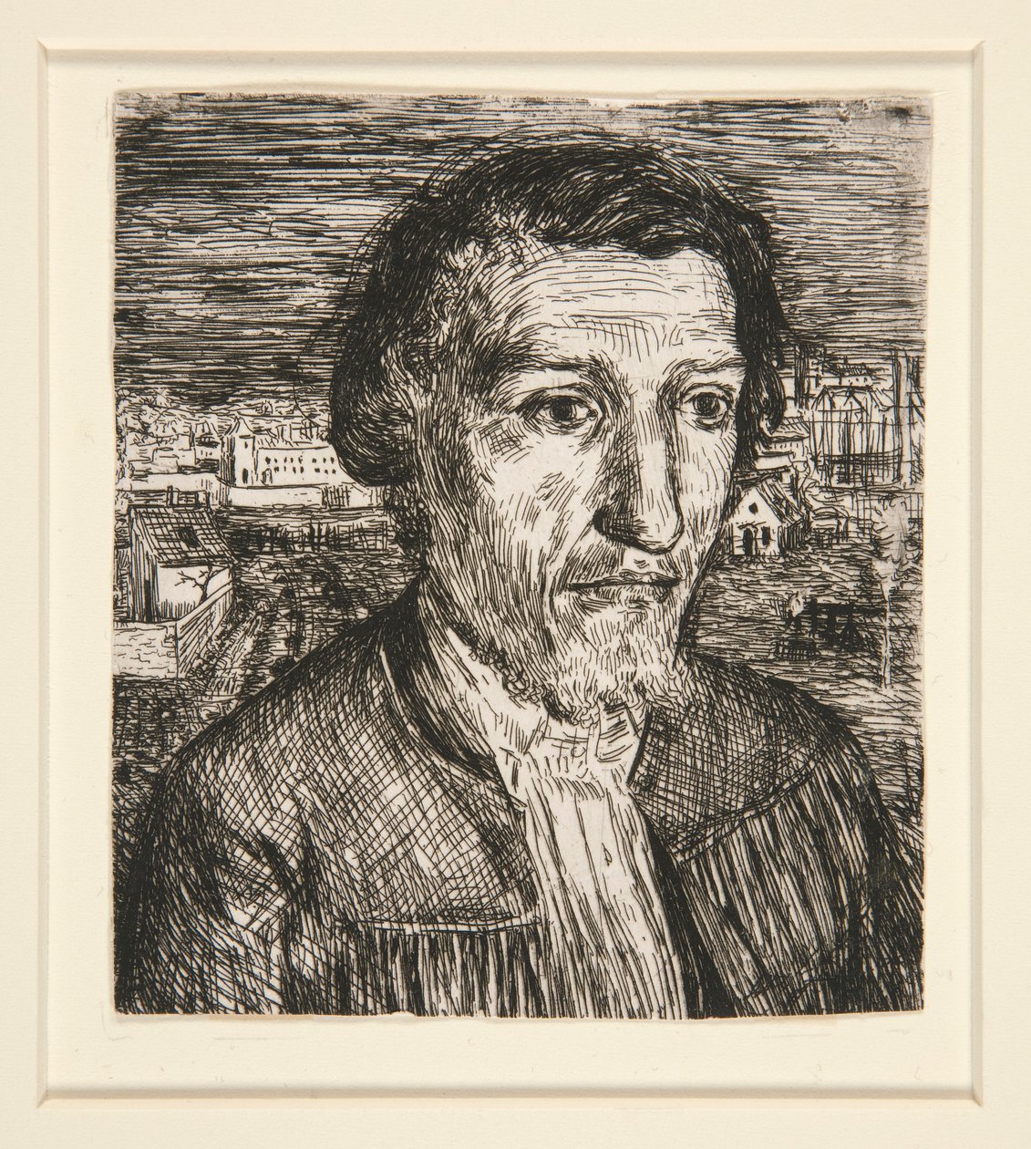 Tête de Charpentier (Charpentier) door Alphonse Legros
