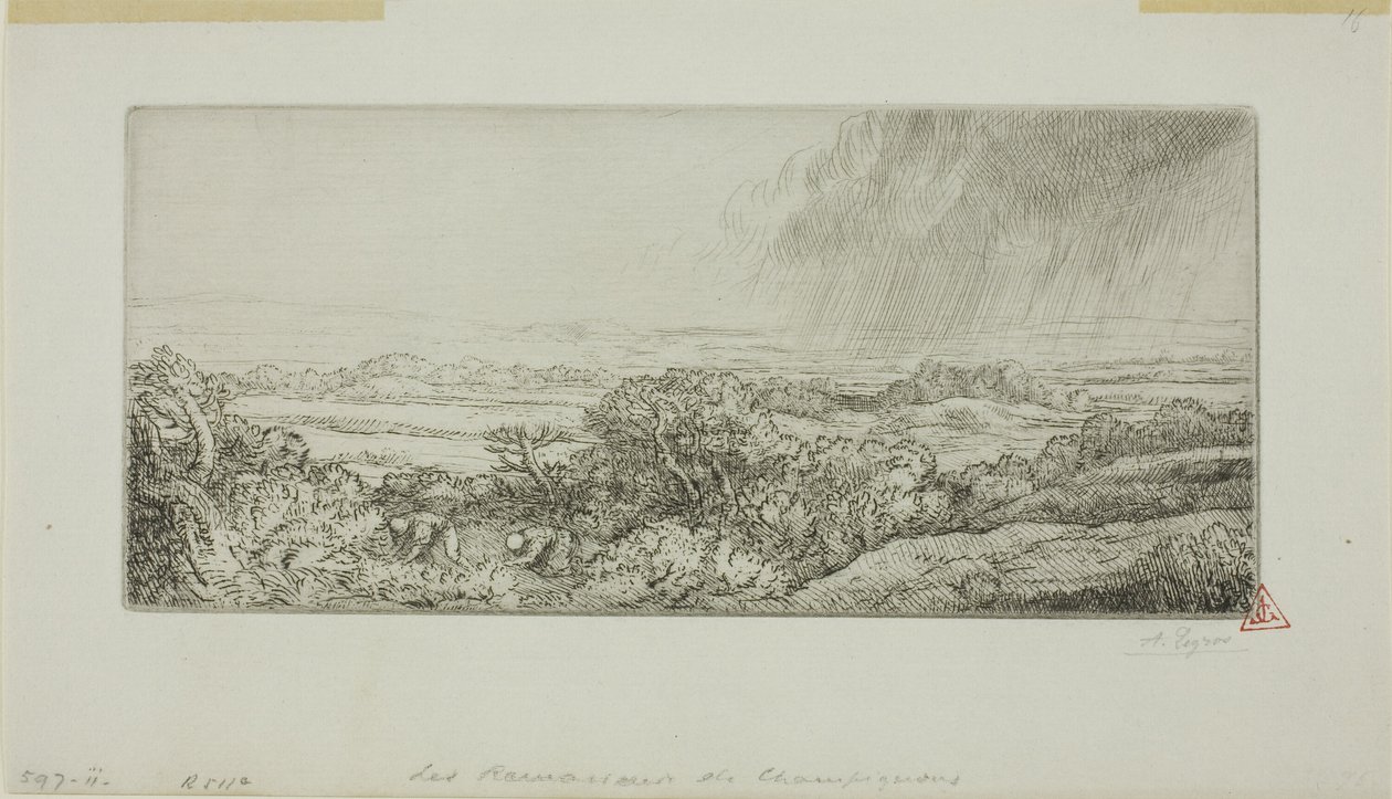 De paddenstoelenplukkers door Alphonse Legros