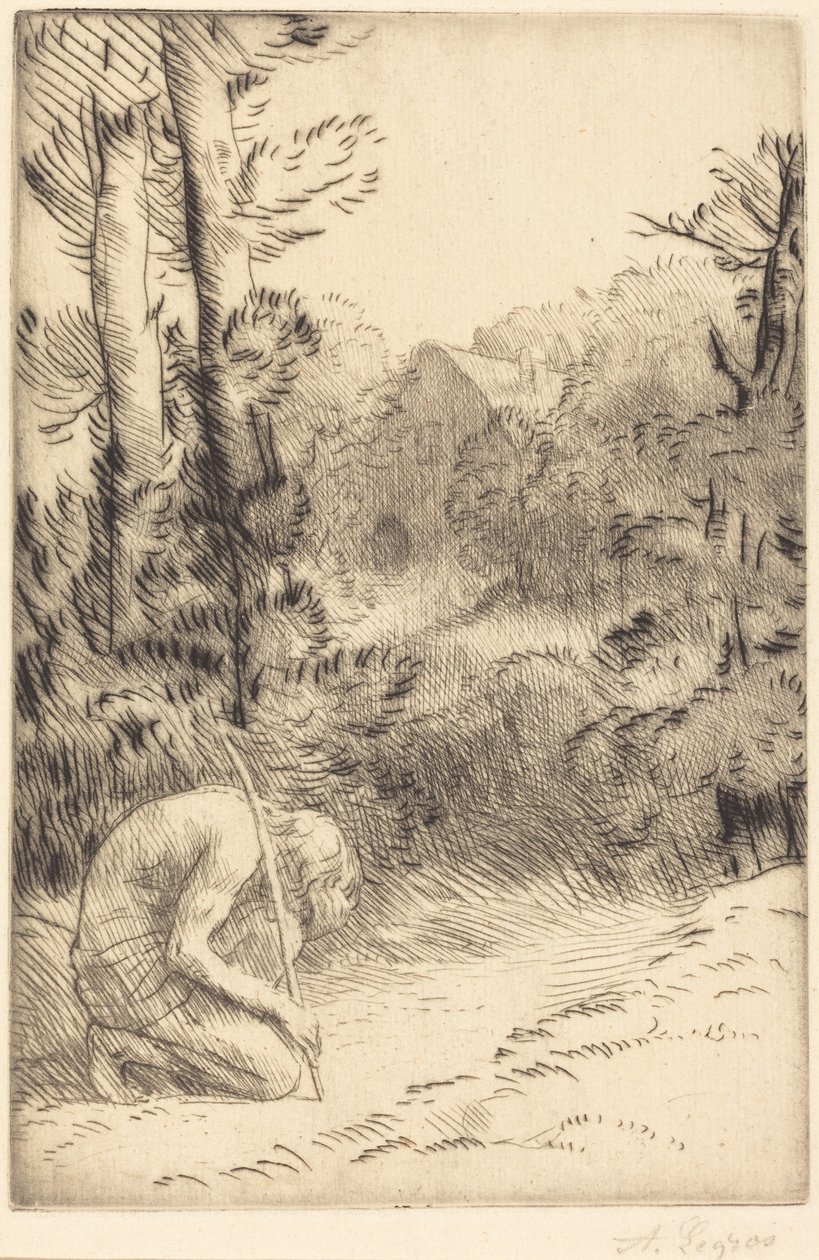 The Prodigal Son, 2e plaat (De verloren zoon) door Alphonse Legros