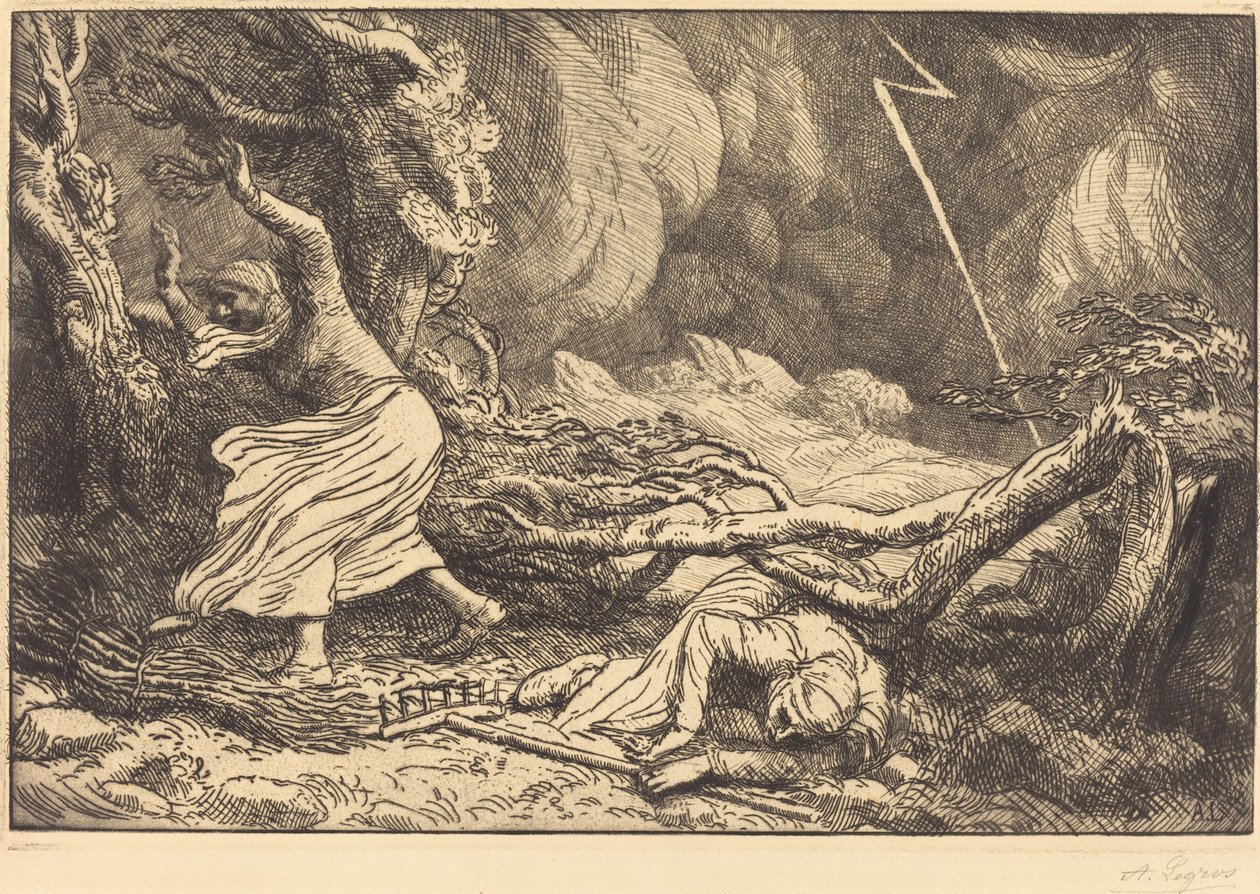 Slachtoffers van de bliksem door Alphonse Legros