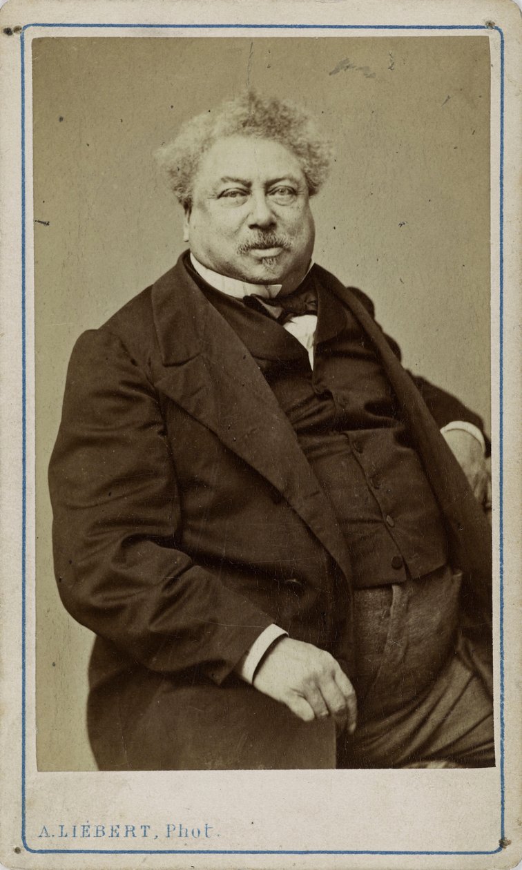 De auteur Alexandre Dumas père 1802-1870, 1870 door Alphonse Liebert