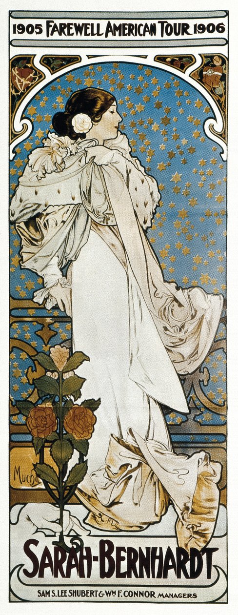 Een poster voor Sarah Bernhardt