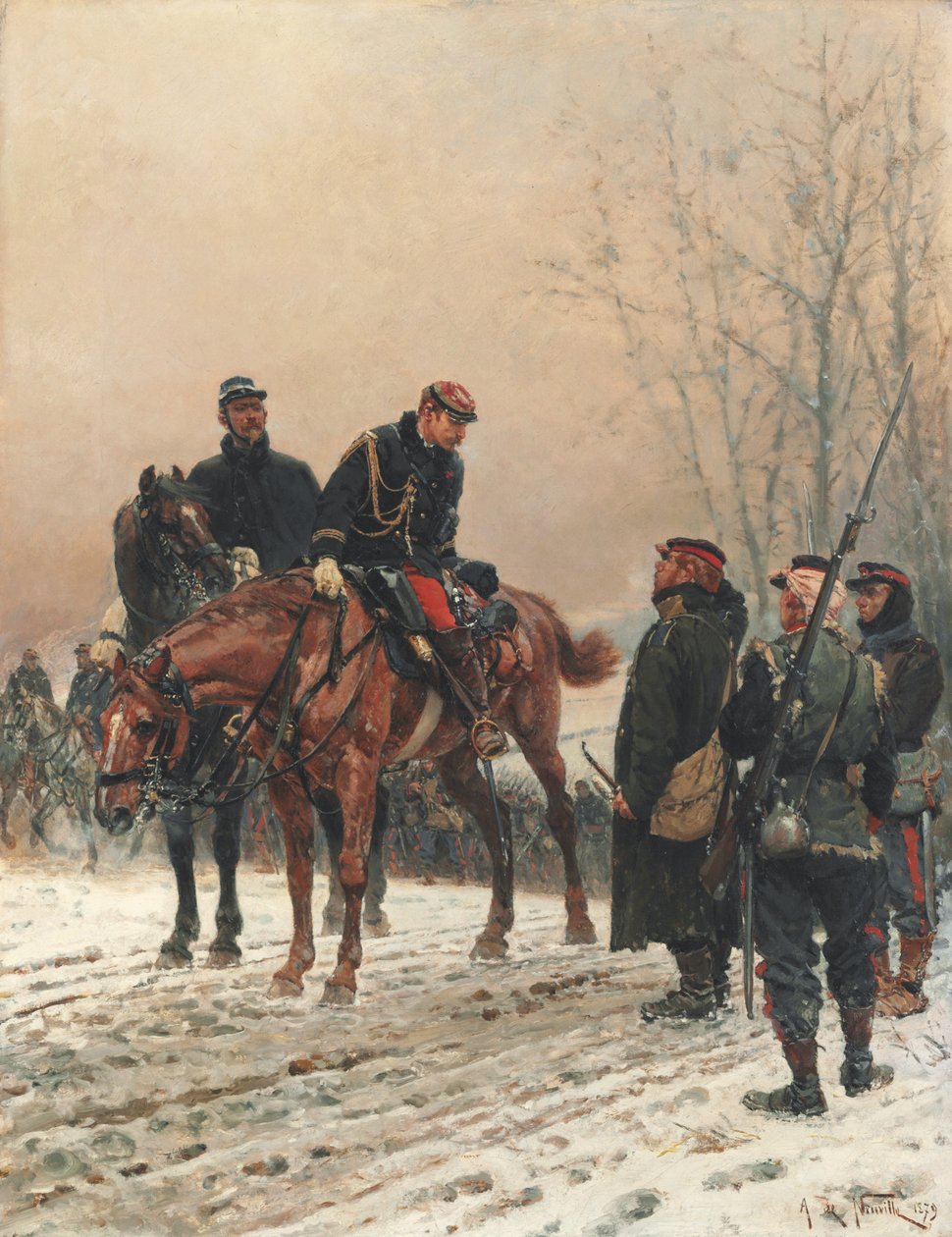 De groet door Alphonse Marie de Neuville