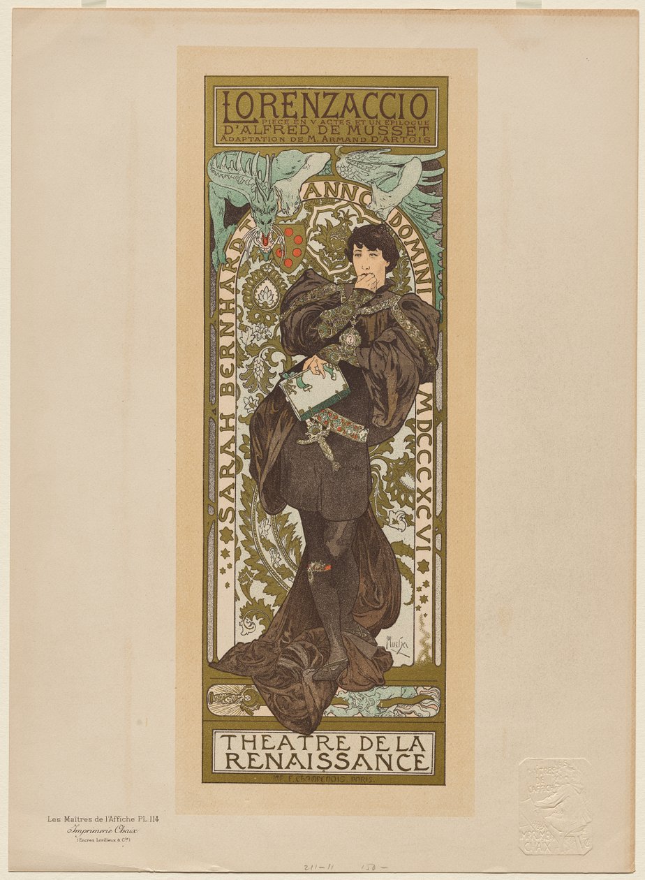 Lorenzaccio door Alphonse Mucha
