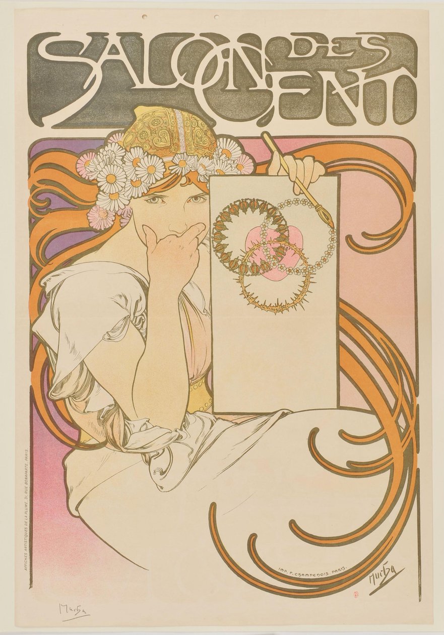 [Salon des Cent. Juni 1897 (proefdruk)] door Alphonse Mucha