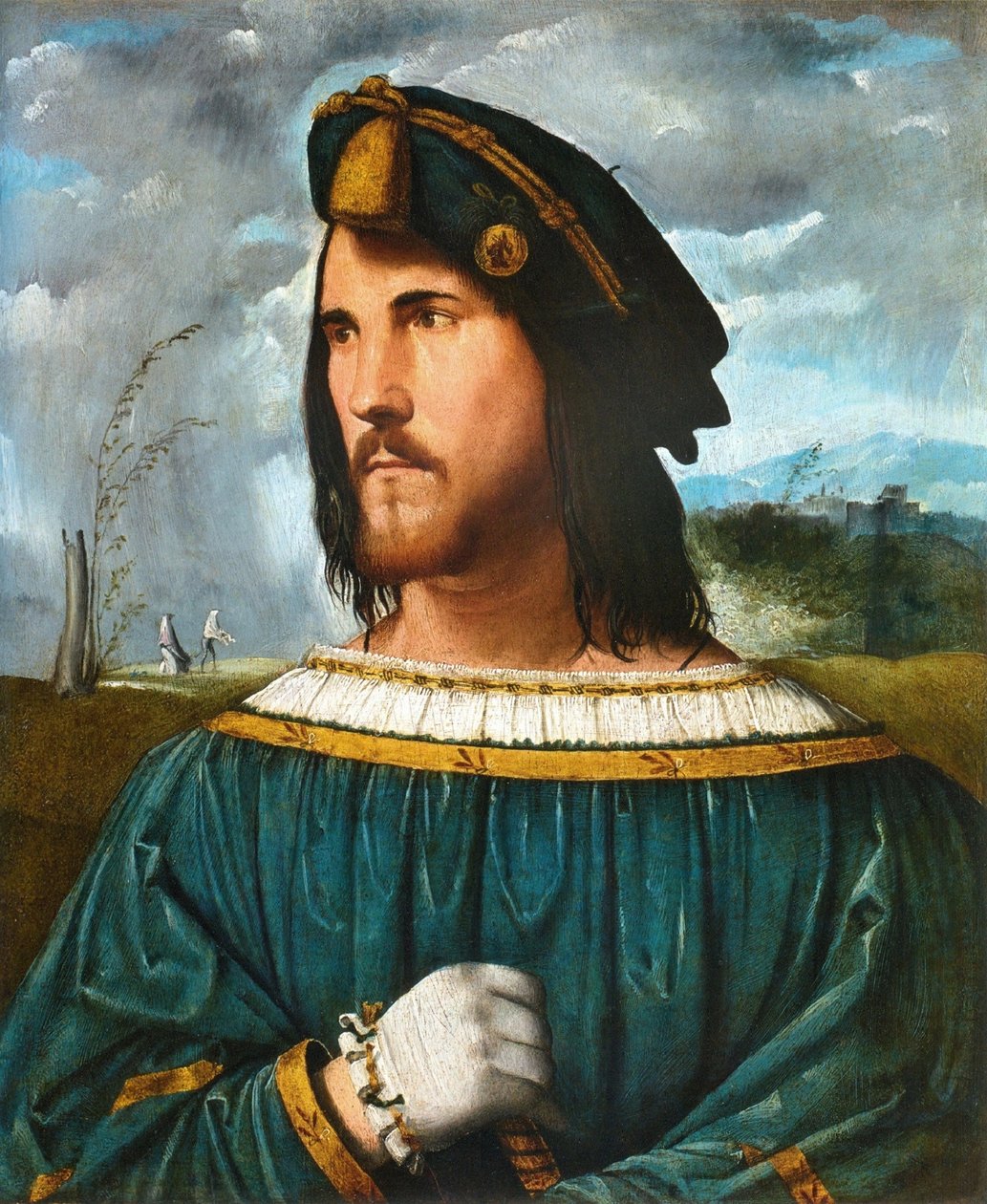 Portret van heer alias Cesare Borgia (1475-1507) door Altobello Melone