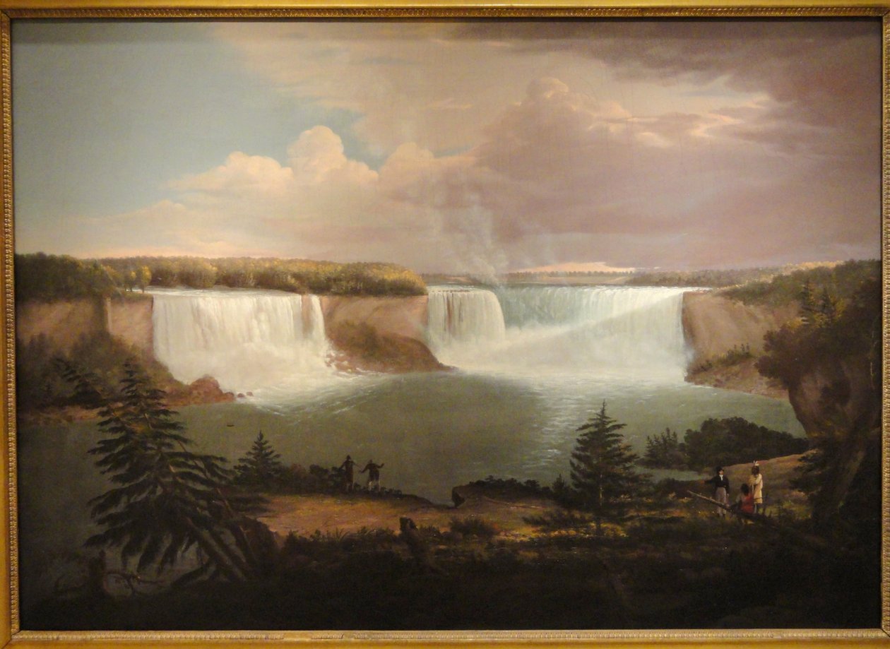 Een algemeen uitzicht op de watervallen van Niagara door Alvan Fisher