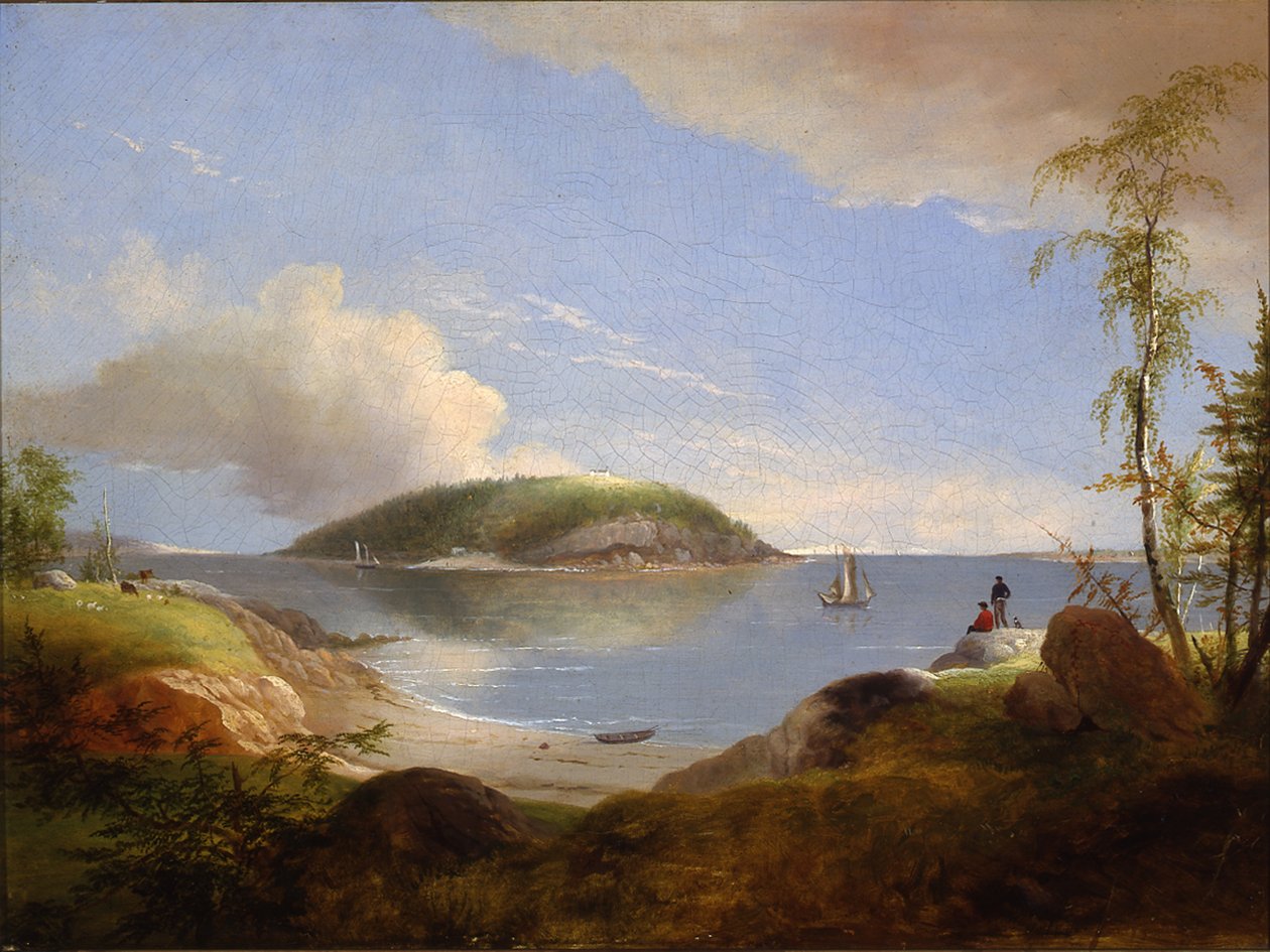 Souvenir van Bear Island, Maine, 1850 door Alvan Fisher