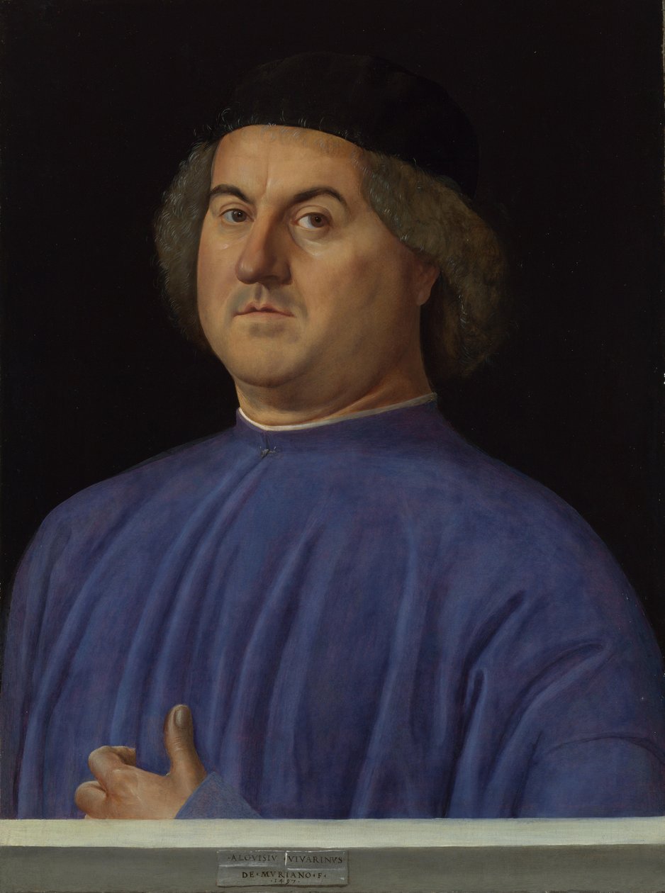 Portret van een man, 1497 door Alvise Vivarini
