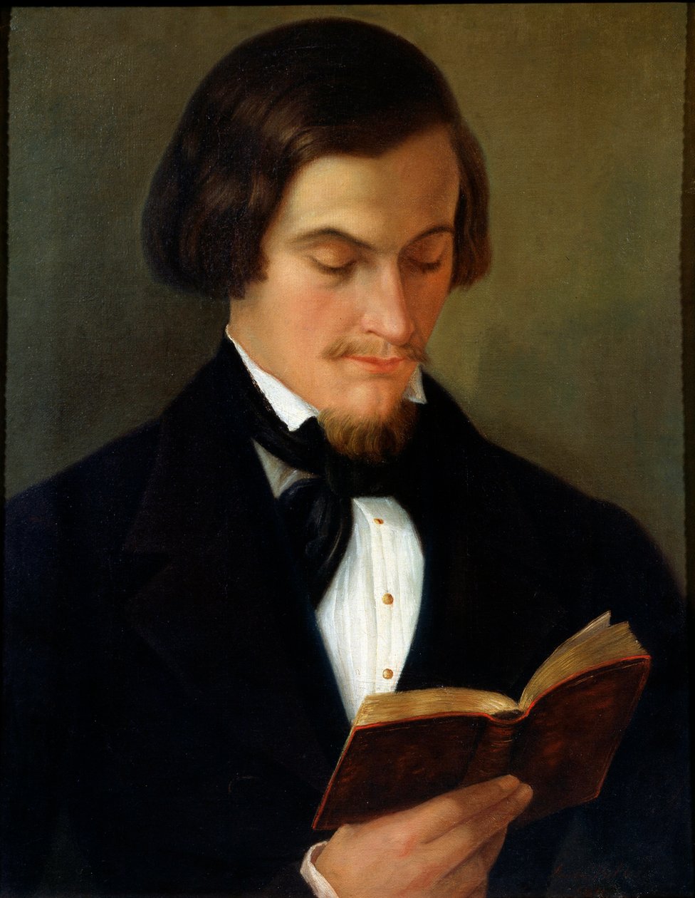 Portret van de dichter Heinrich Heine, 1842 door Amalia Keller