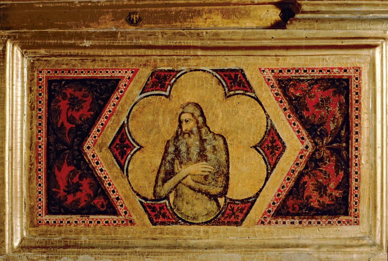 Kroning van de Maagd Polyptych (verre rechter predella) door Ambrogio Bondone Giotto