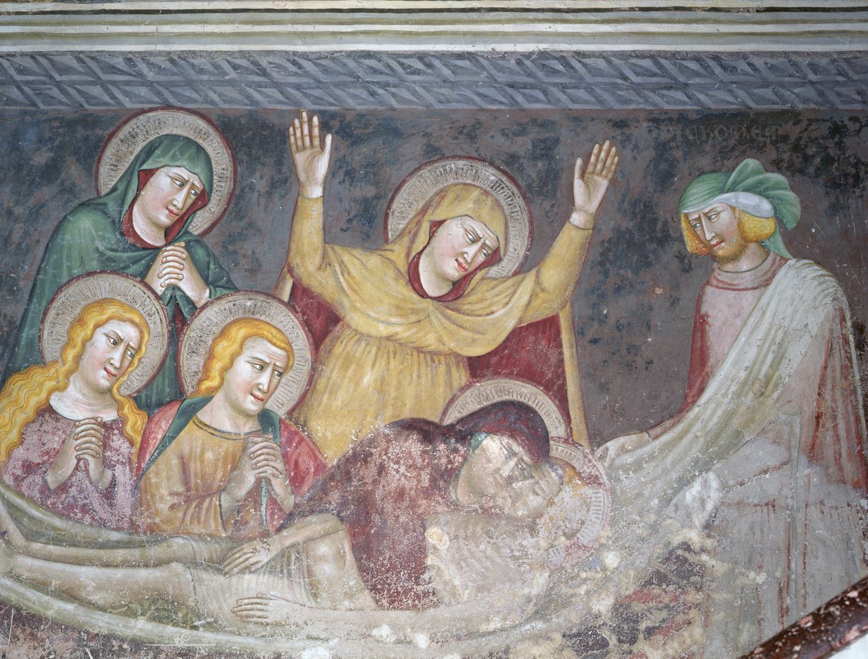 De graflegging van Christus door Ambrogio Bondone Giotto