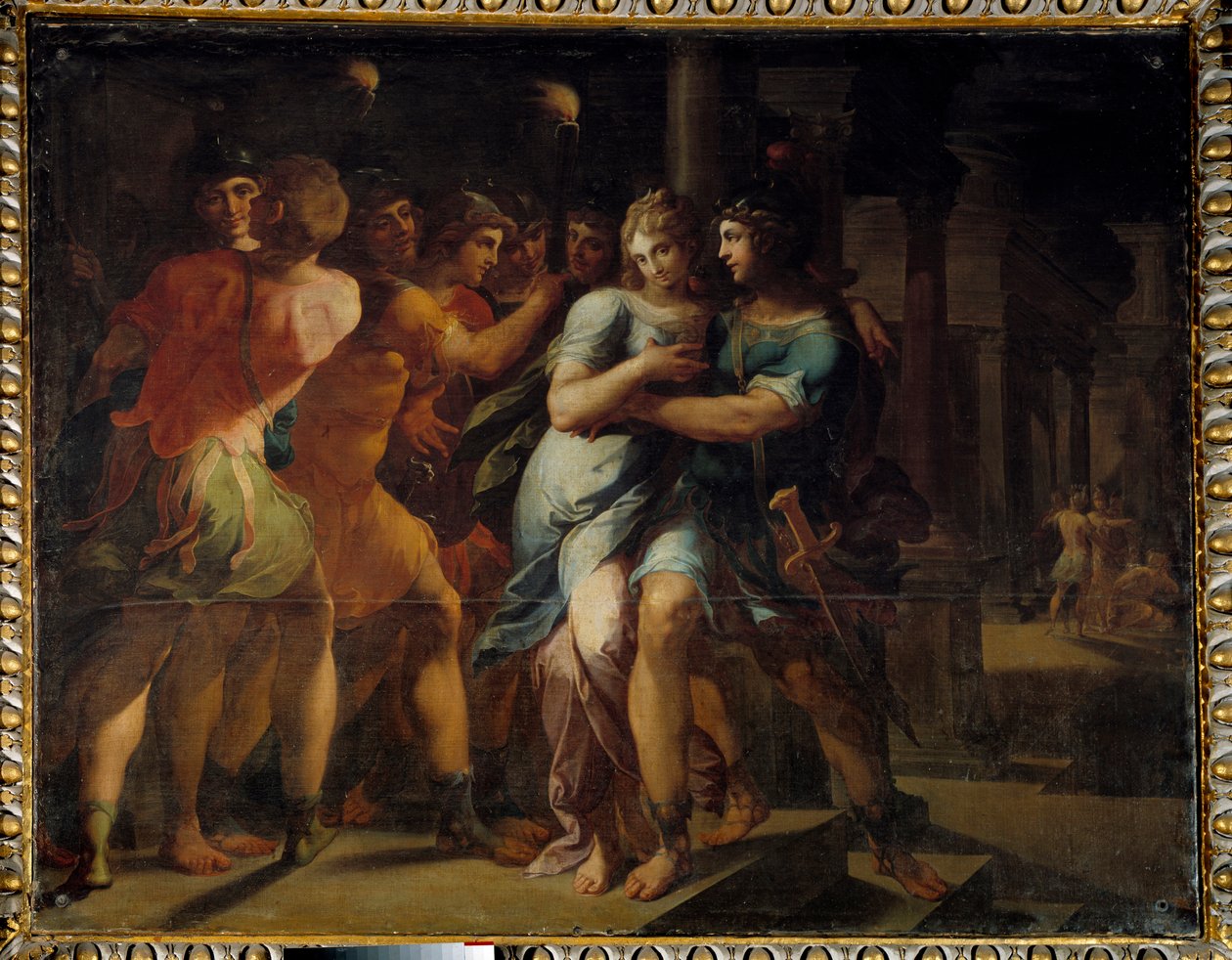 De ontvoering van Chariclee door Theagene door Ambroise Dubois