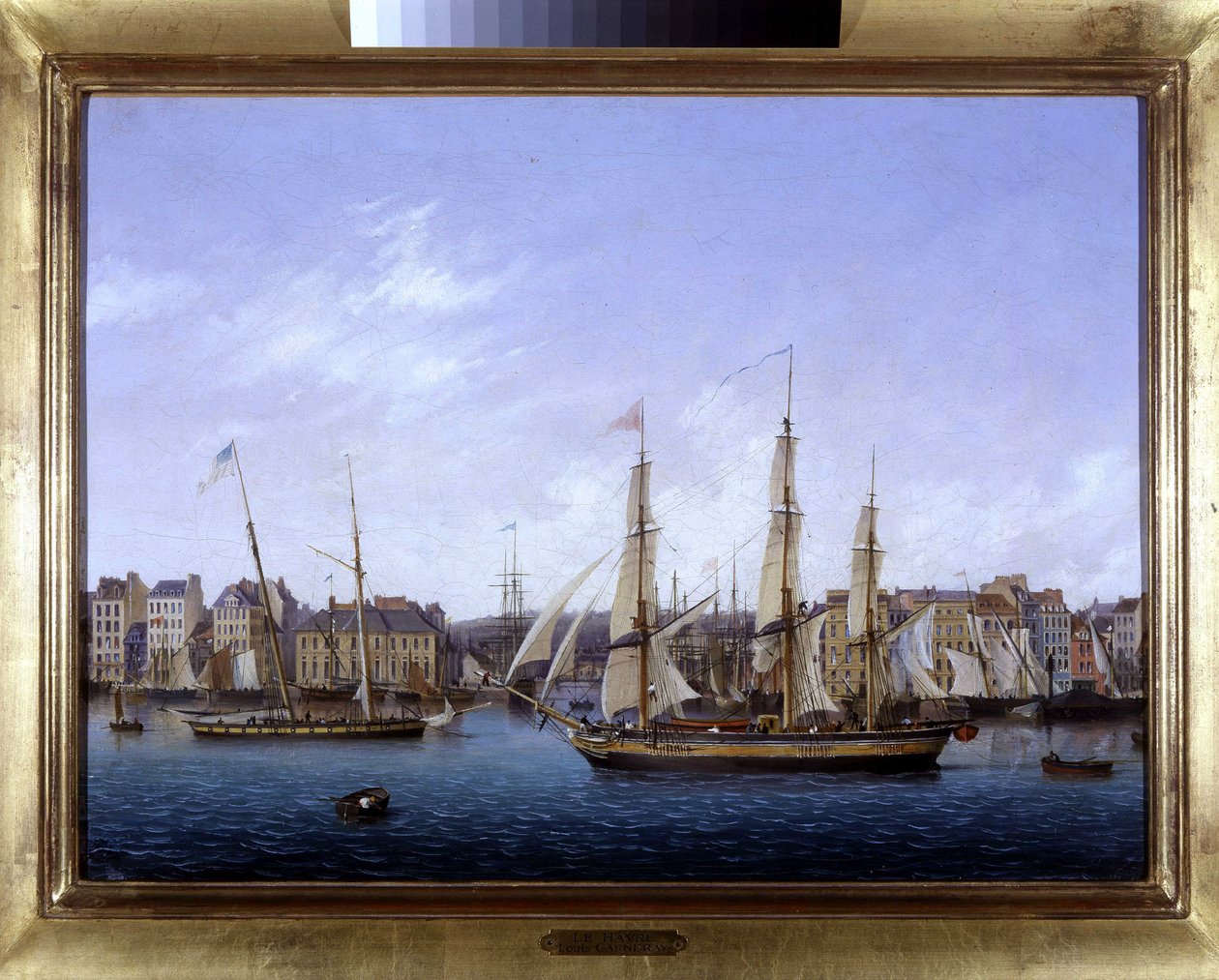 De Haven van Le Havre, door Louis Garneray, circa 1820 door Ambroise Louis Garneray