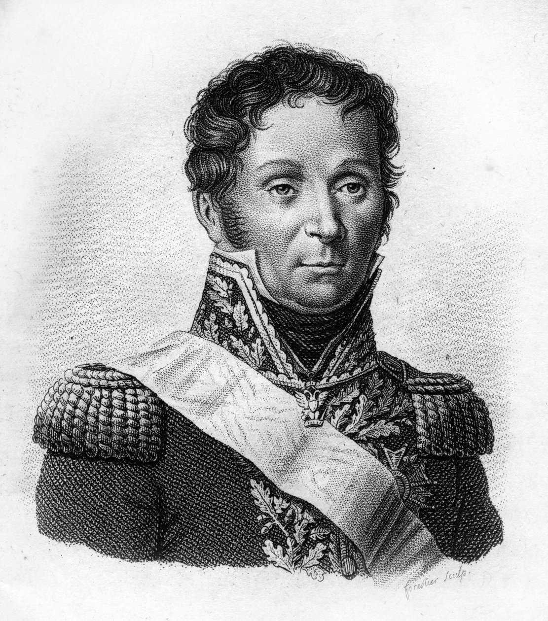 François Etienne Kellermann Fils, generaal van de cavalerie door Ambroise Tardieu