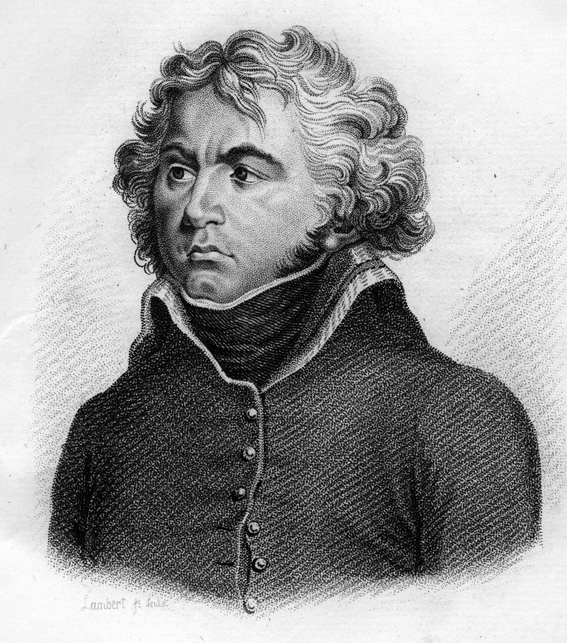 Jean-Baptiste Kléber (1753-1800), Franse generaal. Gegraveerd door Ambroise Tardieu in 1818. Stella Collectie. door Ambroise Tardieu