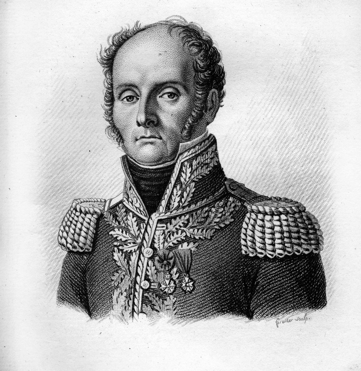 Generaal Charles - Théodore Beauvais de Préau (1772-1830) in 