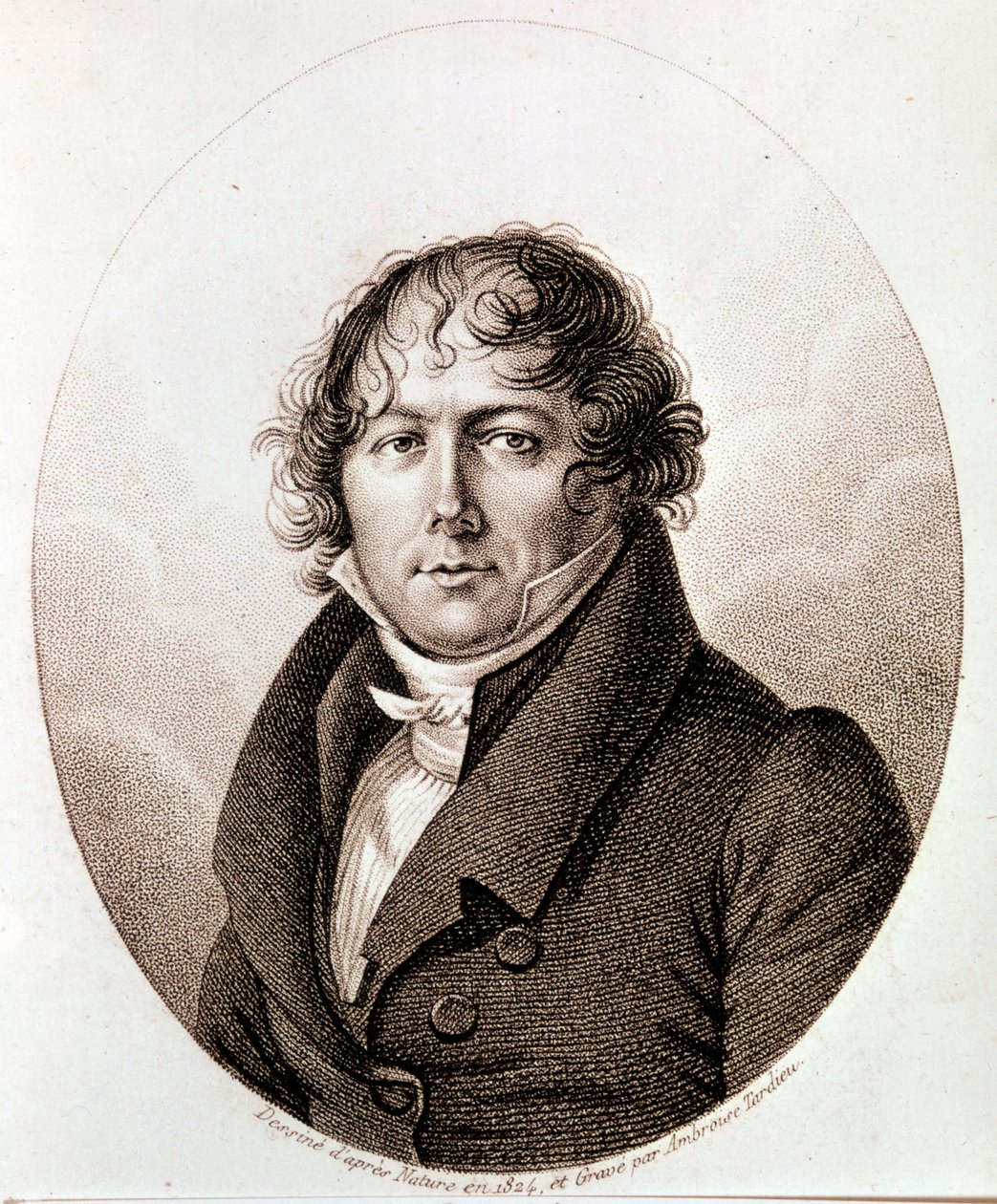 Portret van Jean-Baptiste Biot door Ambroise Tardieu