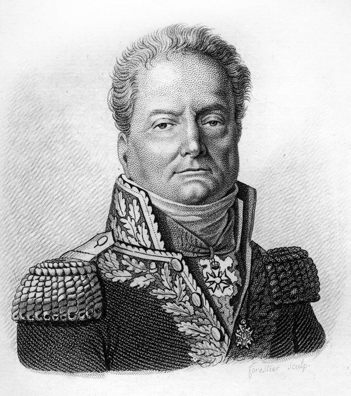 Portret van Pierre Margaron (1765-1824), Franse generaal tijdens de Revolutie en de Rijken. in 