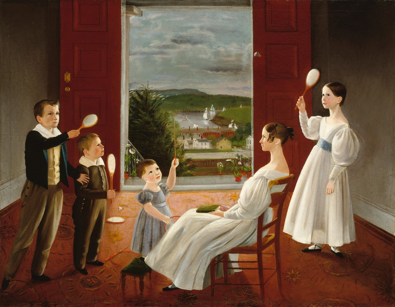 De kinderen van Nathan Starr, 1835 door Ambrose Andrews