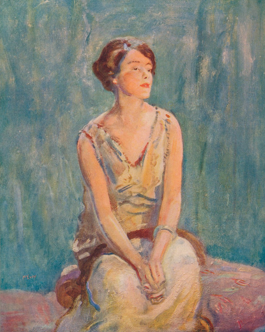 Een portret, ca. 1922, ca. 1932 door Ambrose McEvoy