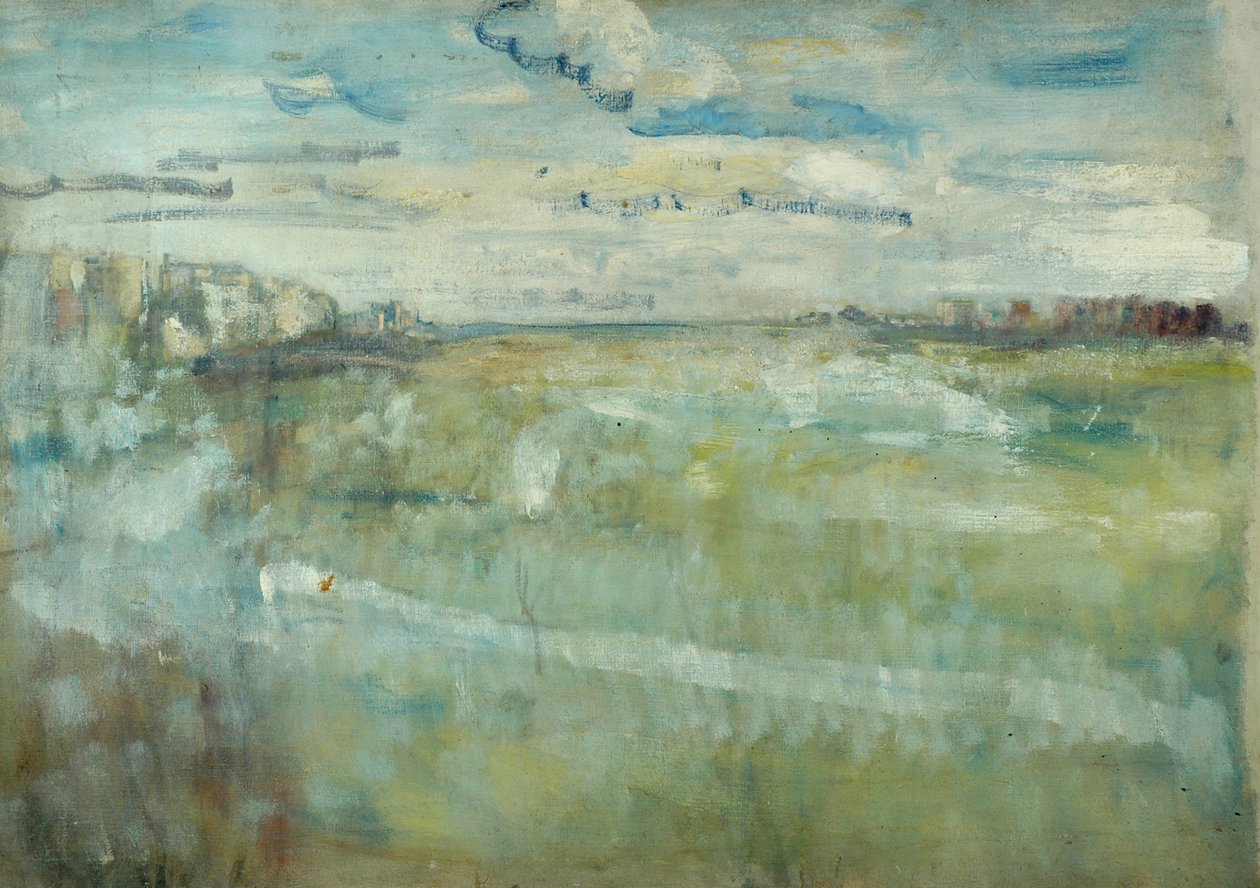Landschap in Amerika door Ambrose McEvoy