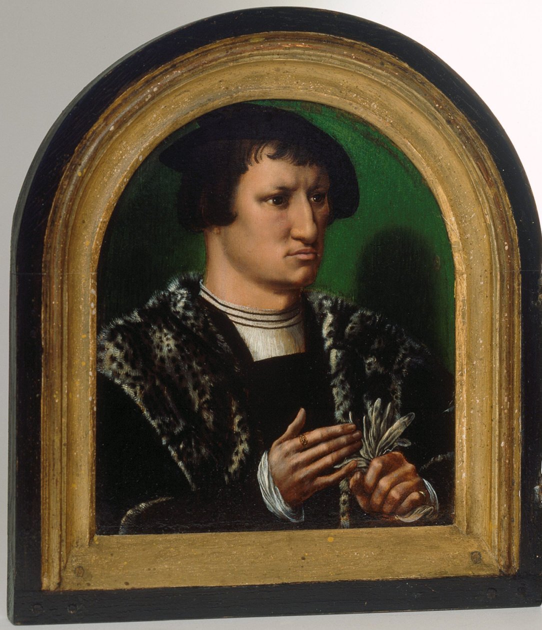 Portretten van Cornelius Duplicius de Scheppere en zijn vrouw Elizabeth Donche door Ambrosius Benson