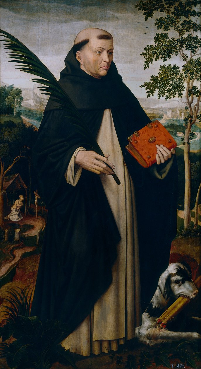 Heilige Dominicus van Guzman door Ambrosius Benson